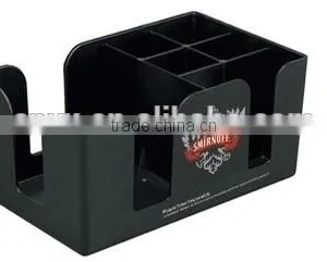 ABS PS Napkin Holder 6 Compartments Barware New Napkin Holder Napkin Straw Stirrer Holder thumbnail-4