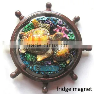 Polyresin Turtle Custom 3d Animal Fridge Magnet thumbnail-1