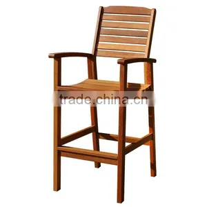 High Quality Best Selling Eco Friendly Wooden Arm Bar Chair- 3 Parts From Viet Nam thumbnail-1