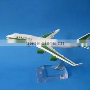 Metal B747 Star Trans Airplane Model thumbnail-1