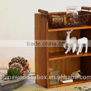 2016 Refined Desktop Mini Wooden Storage Bins Custom Printed Wood Bins Cheap and Nice Desktop Mini Wood Boxes thumbnail-2