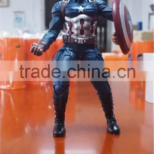 High Quality Hot Sale Resin Anime Character Captain America Statue for Collection thumbnail-1