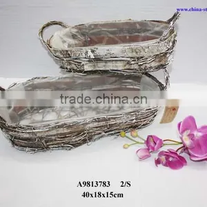 Birch Twig Wall Basket thumbnail-1