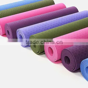 6mm Yoga Exercise Fitness Workout Thick Mat TPE Pilates Gym Festivals Camping thumbnail-2