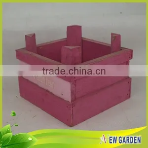 Homes and Gardens Natural Wooden Artificial Flower Basket Decoration thumbnail-2
