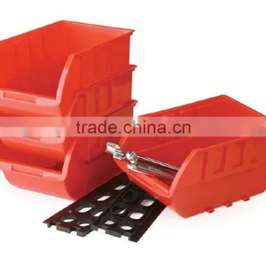 4pcs Plastic Storage Bin Kit, Wall Mount Parts Bins,combination Tool Boxes (202669) thumbnail-1