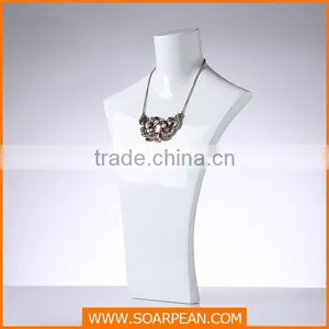 Fiberglass Neck Mannequin Used For Jewelry Display Stand thumbnail-1