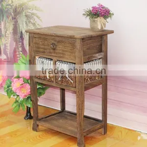 Custom and Vintage Rattan Furniture With Wooden Cabinet Wicker Furniture thumbnail-1
