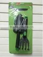 2PC Plastic Children Garden Hand Tool Set/Pitchfork/ Shovel/Harrow thumbnail-1