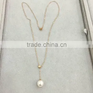 12-13mm Unique White Freshwater Pearl Pendant thumbnail-1