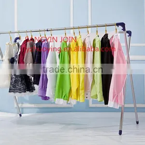 Foldable Metal Cloth Rack With Stand / Cloth Rack thumbnail-1