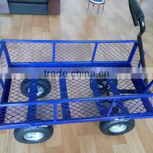 Metal Hand Pull Garden Tool Cart thumbnail-1