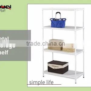 High Quality Industrial Style DIY Metal Book Wooden Wall Shelf thumbnail-3