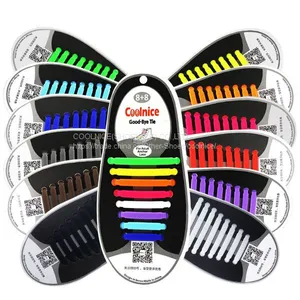 Shoes Lace 2017 Coolnice Silicon Shoelace Elastic no Tie Shoelaces thumbnail-1