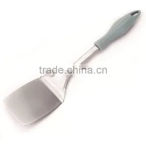 NT-1877 Kitchen Utensil Tool Stainless Steel Solid Turner thumbnail-1