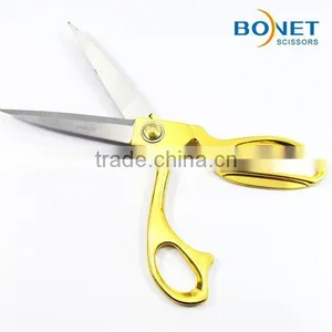 S13002 9-1/2" Custom True and Imitation Gold/pearl Chrome/silver/copper Plated Tailor Fabric Cutting Scissors thumbnail-4