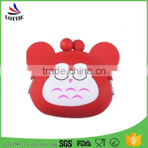 Promotional Children Silicone Coin Bag, Lovely Silicone Coin Wallet thumbnail-4