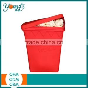 Wholesale Heat Resistant Microwave Box BPA Free Silicone Popcorn Maker thumbnail-4