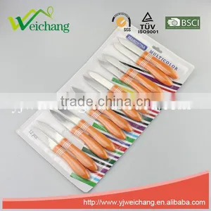 WCE246 Hot Sale Cutlery Set 12 Pcs Stainless Steel and Plastic Handle Knife Set thumbnail-1