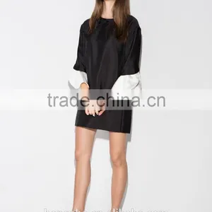New Style Girl Dress Fashion Black Girl Party Wear Western Bell Sleeve Dress HSD6653 thumbnail-2