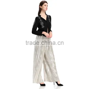 Domin Fashion Beading and Sequin Ladies Tops Latest Design thumbnail-4