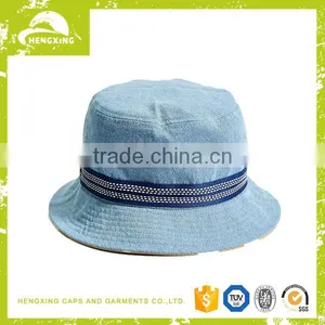 100% Cotton Fashion Custom Plain Bucket Cap thumbnail-1