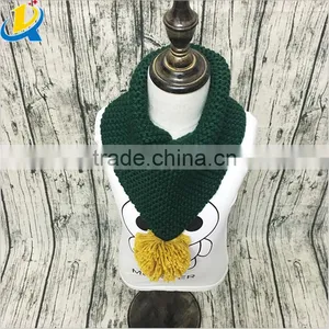 Top Sale Popular Knitted Candy Color Wool Warm Head Scarf for Kids thumbnail-1