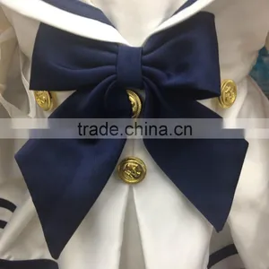 2017 Latest Design Hot Sale Summer Wholesale Silk Tutu Baby Clothing Kids Sleeveless Baby Girl Blue Stripe Dress thumbnail-4
