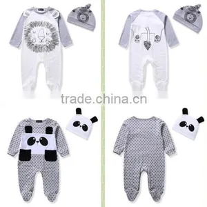 2017 New Fashion Wholesale Newborn Summer Baby Clothes Sleepwear Cotton Family Christmas Cheap Kids Children Pajamas thumbnail-1