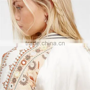 2017 OEM Fantastic New Romantics Embellished Baseball Jackets Bomber thumbnail-5
