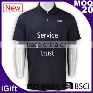 100% Polyester Eye Mesh Dry Fit Fabric Sport Polo Shirt thumbnail-1