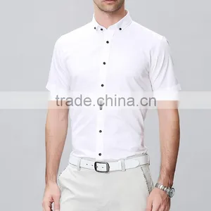 Wholesale Plain White 100% Cotton t Shirts for Men Classic t Shirt Design for Men thumbnail-1
