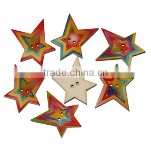 Hot Selling Wood Button With Logo thumbnail-1