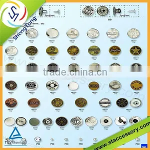 Hot Sale Wholesale Metal Jeans Button thumbnail-1