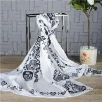 Screen Printing Cotton Scarf thumbnail-1