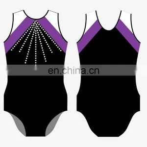OEM Hot Sale Dry Fit Sexi Dance Leotards for Women Stage Dance Printed Leotards thumbnail-1