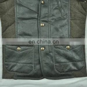 2015 Lastest Fashion Mens Handsome Long Green Leather Jacket thumbnail-5