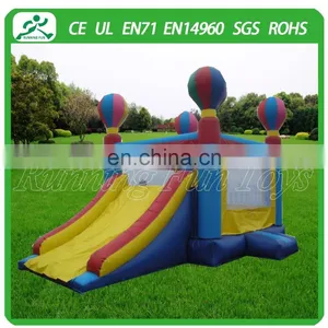 Playground Used Commercial Inflatable Bouncers With Slide for Sale thumbnail-1