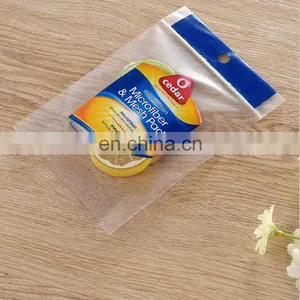 Opp Laminated Daily Products Clear Packaging Bag/custom Printing Plastic Bag With Hanging Hole thumbnail-3