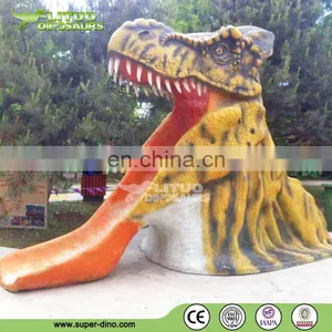 Amusement Park Kids Equipment Fiberglass Dinosaur Statue thumbnail-1