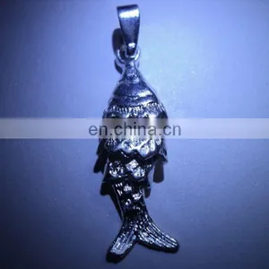 Beautifully Designed Moving Silver Pendant/ Fish Pendant thumbnail-1