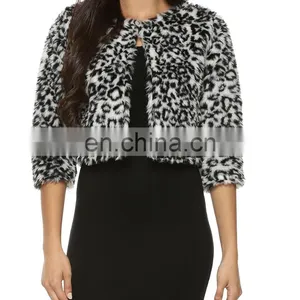 Beautiful Animal Fur Shrunken Jacket for Women thumbnail-1
