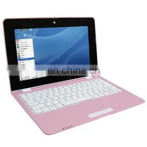 10.1 Inch Windows CE 7.0 OS Notebook Computer With WIFI and RJ45 Port, Support SD / MMC Card, CPU: VIA WM8850, 1.2GHZ(Pink) thumbnail-1
