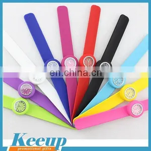 New Promotional Gift Silicone Digital Slap Watch thumbnail-1