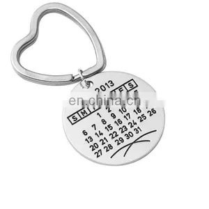 Souvenir Gift Engraving Logo Calendar Keychain 50 Years thumbnail-6