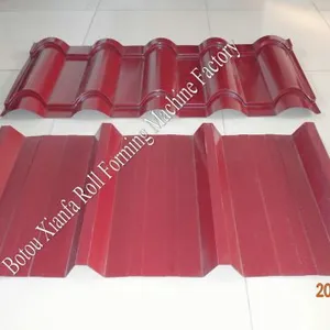 Corrugated Double Profile Roof Roll Forming Machine thumbnail-5