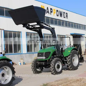 100 HP 4WD Farm Tractor 1004 With Front End Loader thumbnail-1