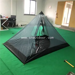 Outdoor 2 People Camping Mosquito Net Hiking Rodless Mesh Tents thumbnail-3