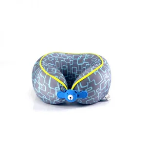 Hot Selling on Amazon Memory Foam Travel Neck Pillow Gold Supplier thumbnail-1