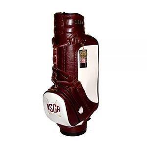 Mini Staff Bag PU Leather Golf Bag thumbnail-2